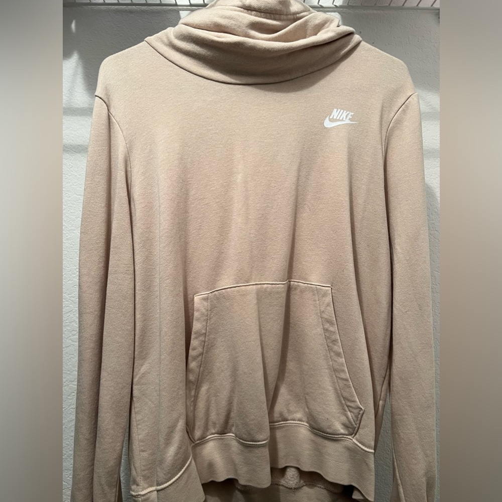 Nike turtleneck hoodie.